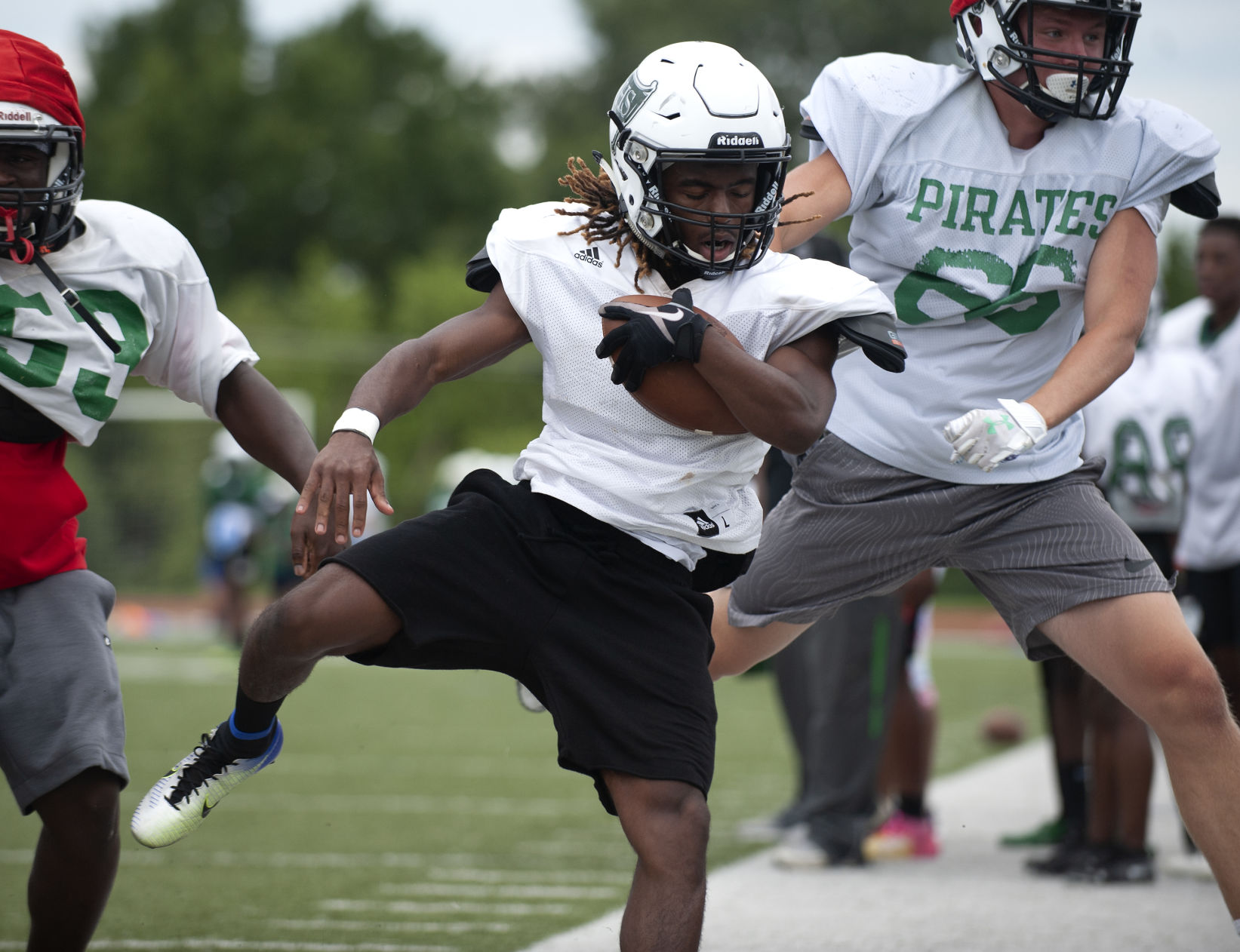 Pattonville football practice